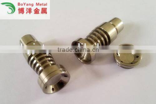 lighters smoking accessories Grade 2 Titanium Nail, 22mm domeless titanium nail