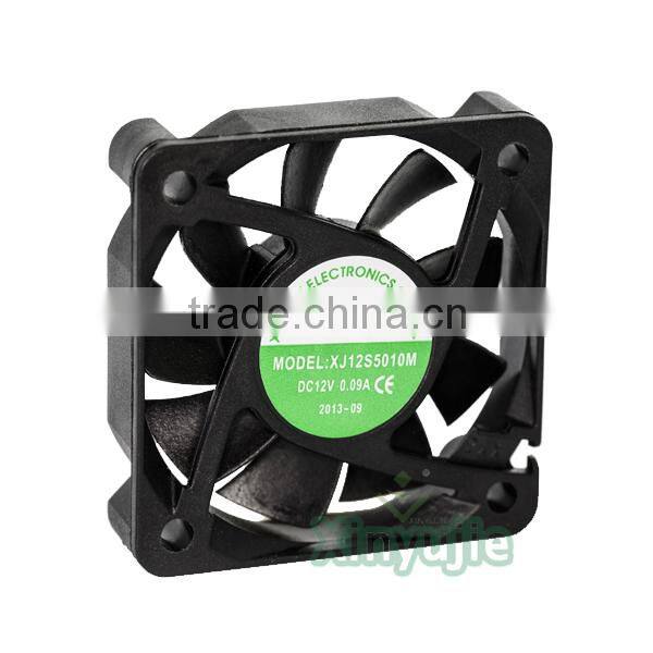 small heat resistant fan 3v dc mini fan 5010 dc fan air cooler