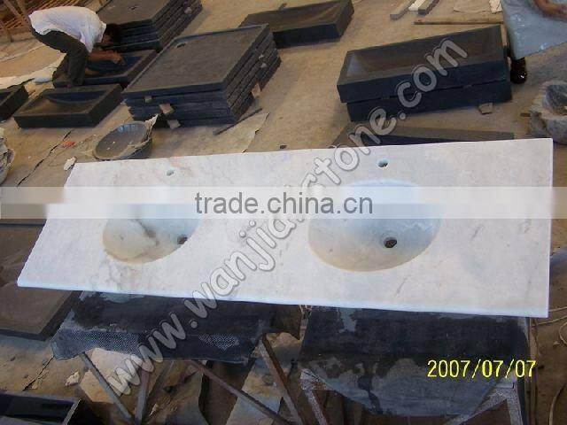 Granite veneer countertop