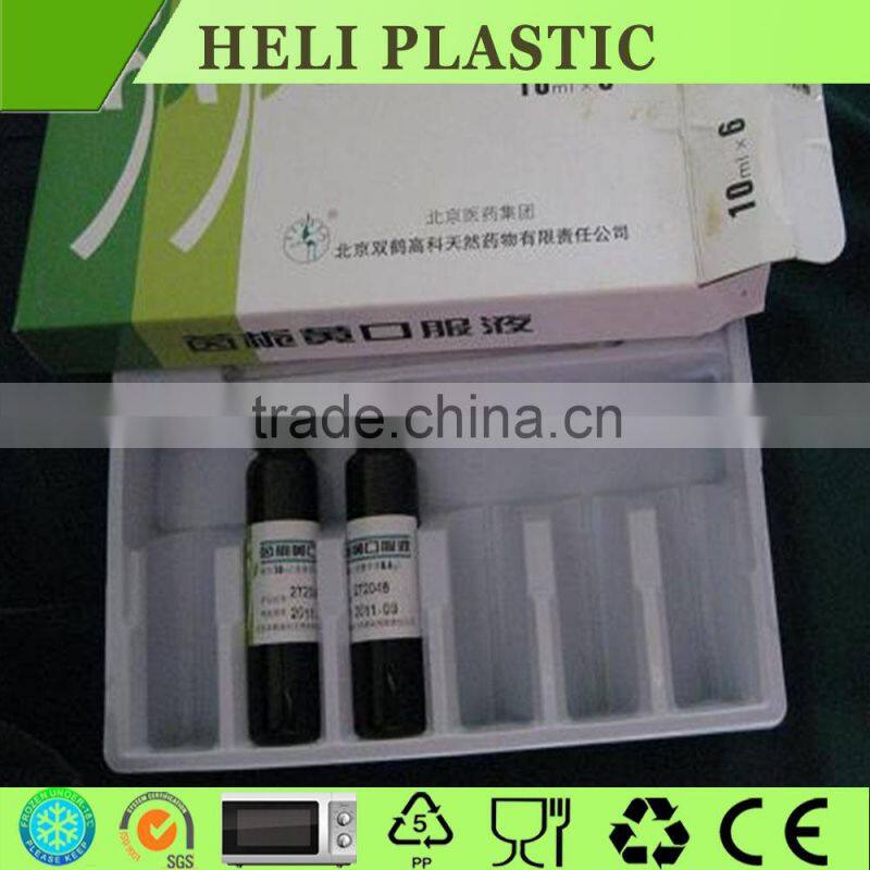 Blister process plastic medical inner tray
