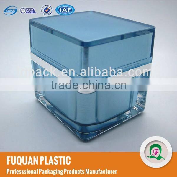 50g square acrylic cosmetic cream jar supplier