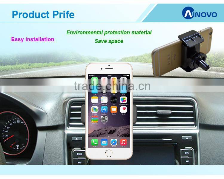 360 Air vent car mount for samsung plastic clip holder