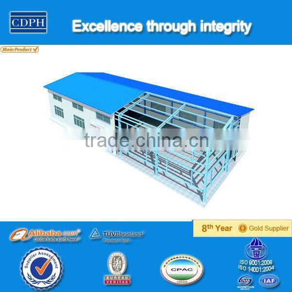 low cost galvanized steel warehouse material