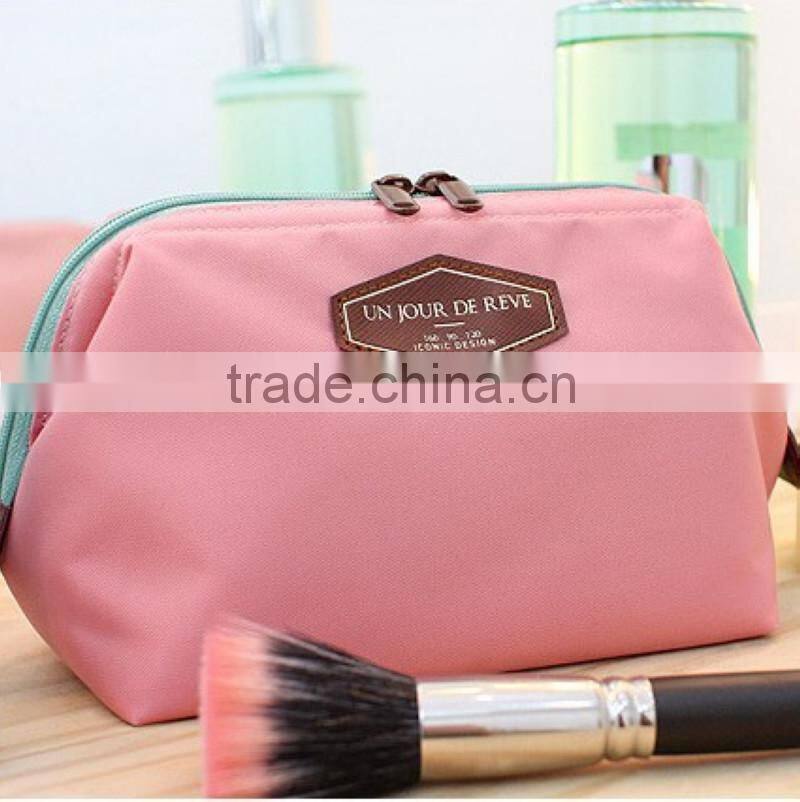 China 2016 colored pvc beauty bag cosmetics
