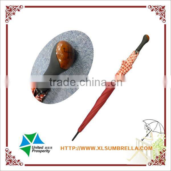 27" Fiberglass overedge auto open golf umbrella