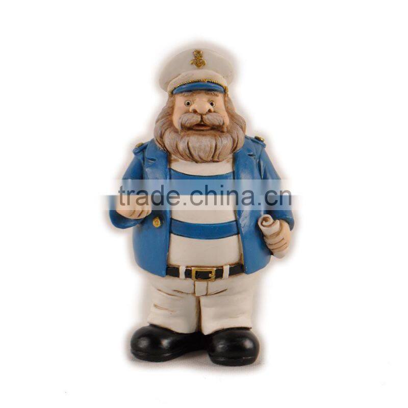 Resin fridge magnet resin captain figure fridge magnet
