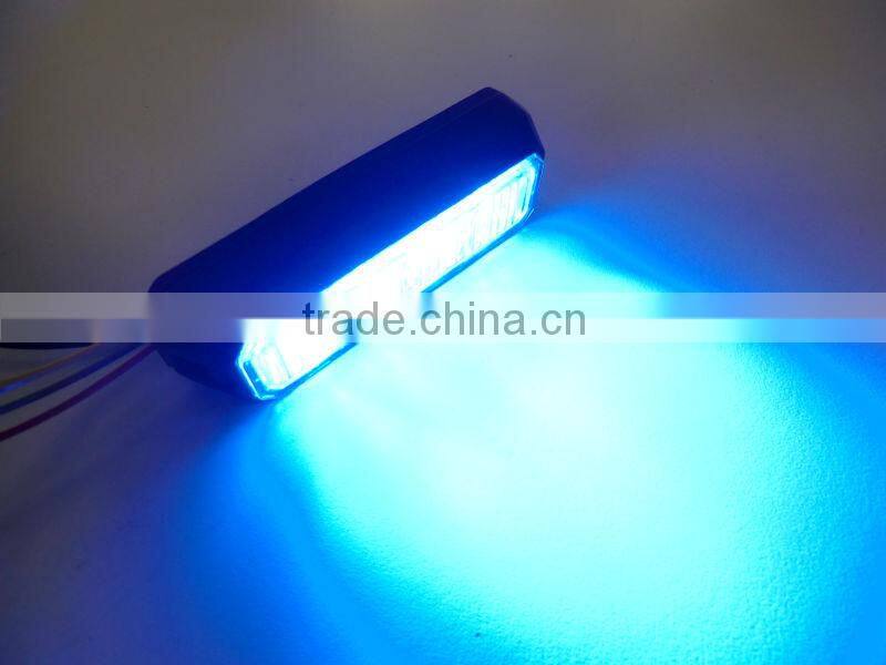 ECE R65, E9 MARK LED Strobe Lightheads/LED Security Flash Strobe light /Dash light /Grille light (SR-LS-LD-4T),1W LED,Super-Thin