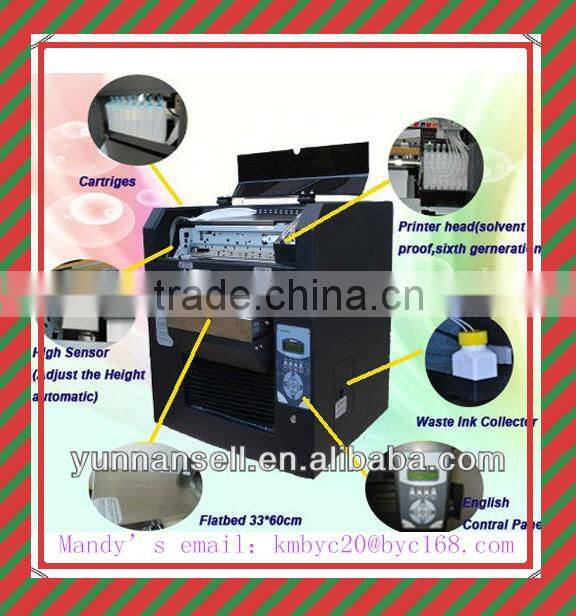 a3 size digital flatbed printing machine invitation card
