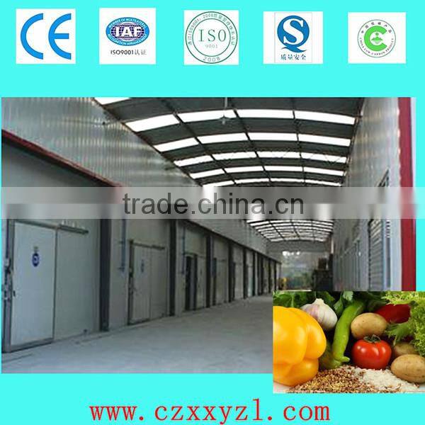 Aluminum track, single-parting, bi-parting single track manual cold storage room sliding door