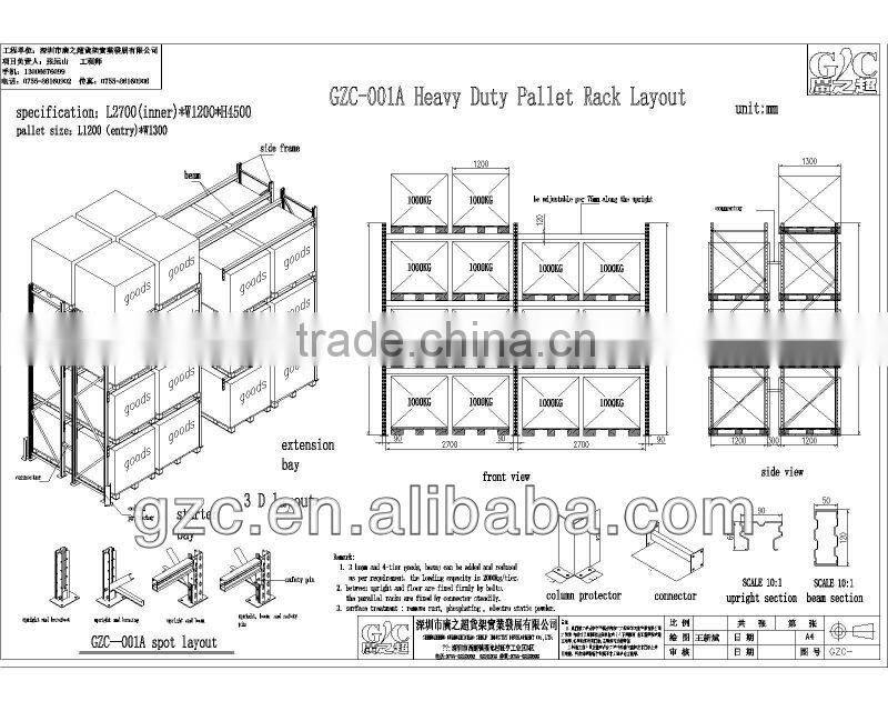 Customized Pallet Rack for Warehouse Storage Solution