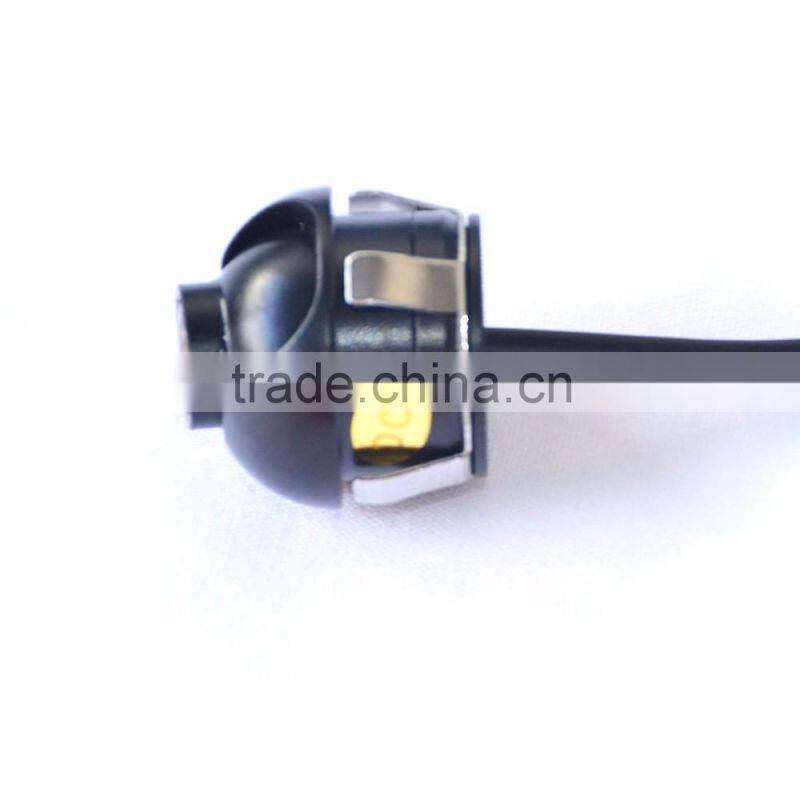 PAL NTSC optional rear view car camera with 360 degree rotation