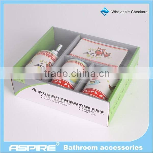 Ceramic bath set