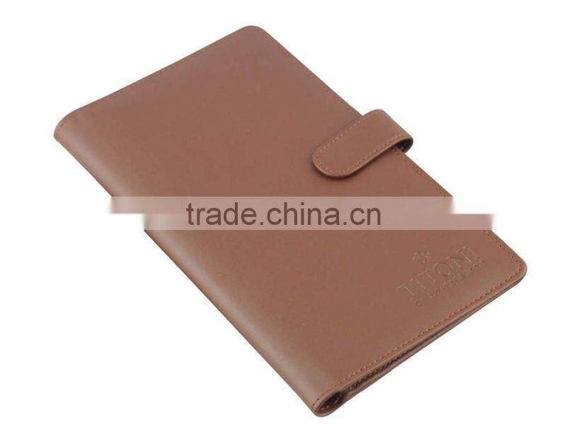 Delicate custom leather passport holder, Beautifully made passport cover with Customized Logo,Multifuction passport wallet