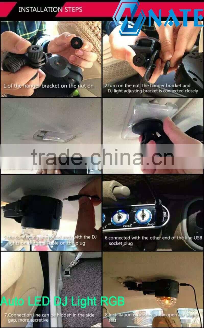 China Wholesale LED RGB crystal magic ball With USB Port KTV DJ Club Holiday Family Party Lighting