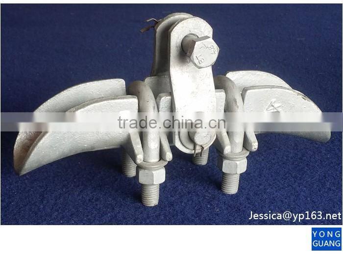 Low Price XGU Aluminum Alloy Cable Suspension Clamp For Pole line fitting