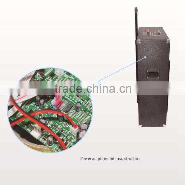 2014 new rechargeable portable speaker with wireless MIC, bluetooth ,USB,TF card ,FM radio L-105