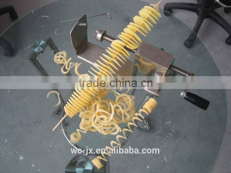 Twisted Tornado Spiral Potato Cutter/Slicer for Potato Chips/WP-04 Spiral Potato Cutter/Wholesale potato curly fry cutter