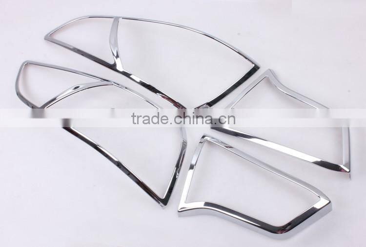 Tail Light Lamp Cover ABS Chrome 4 Pcs For K2 Rio Car 2012 Accessories