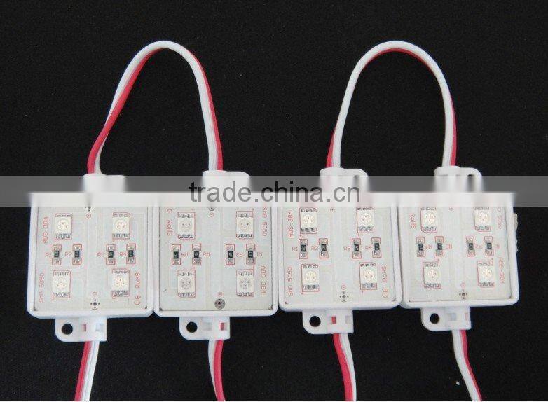 4pcs 5050 smd high quality injection led module panel light for outdoor led screen in Shenzhen