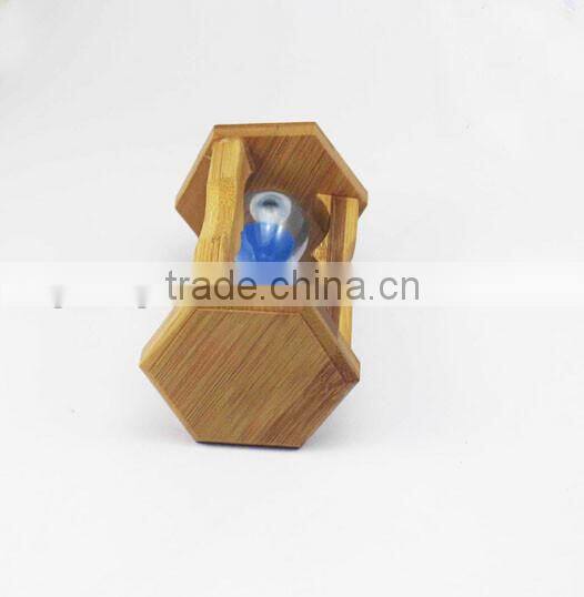 Cheap handmade mini custom logo bamboo hourglass