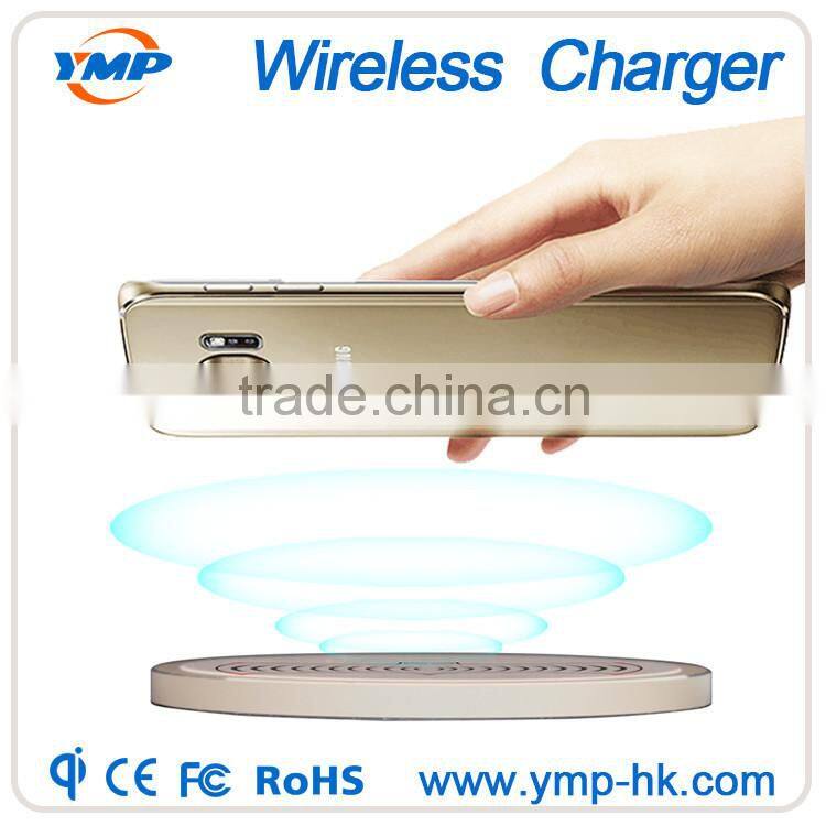 Tablet charging pad for phones and wireless qi mobile charger