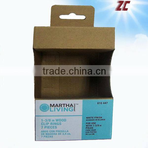One Piece Foldable Cardboard Paper Box with PVC Window