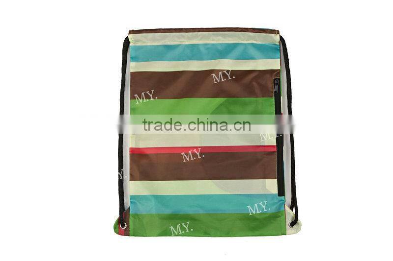 Waterproof promotional drawstring bag