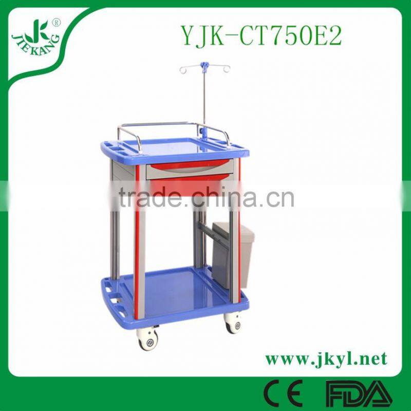 YJK-CT750E2 The newest super cheap medical treatment trolley