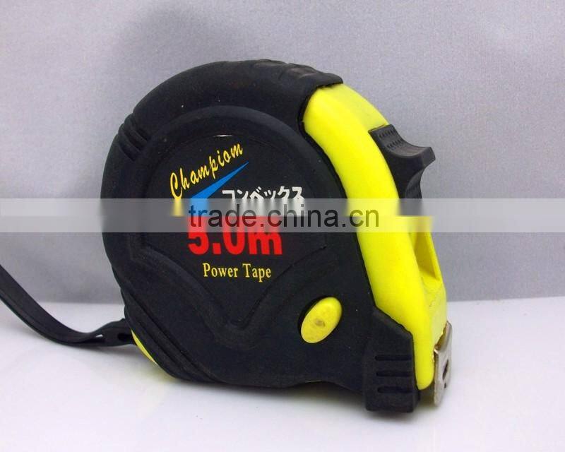 Low price three locks steel measuring tape