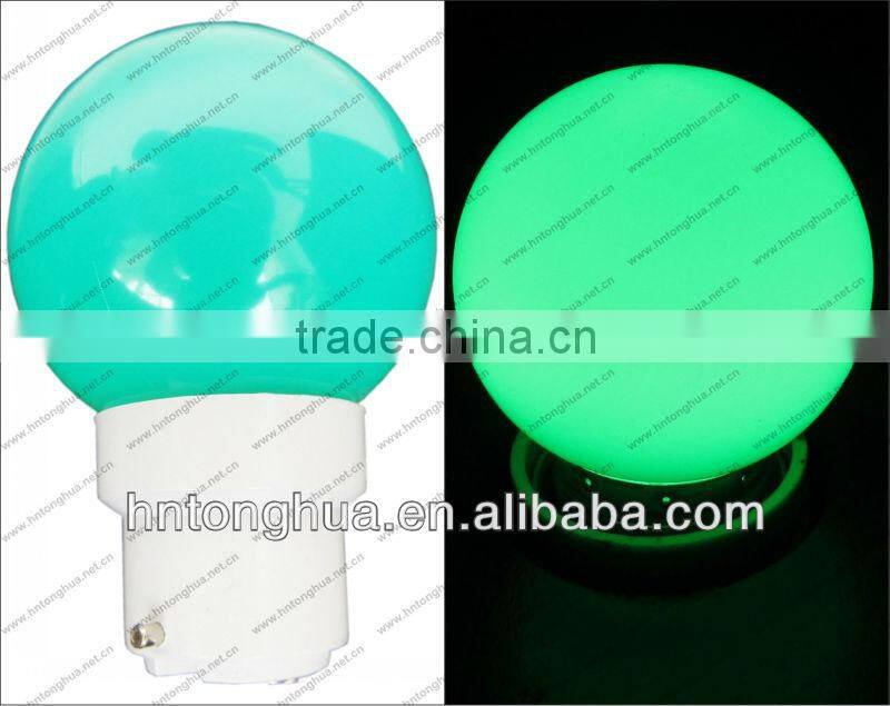 B22 1W LED G40 color light bulbs IP45/IP65 CE&ROHS