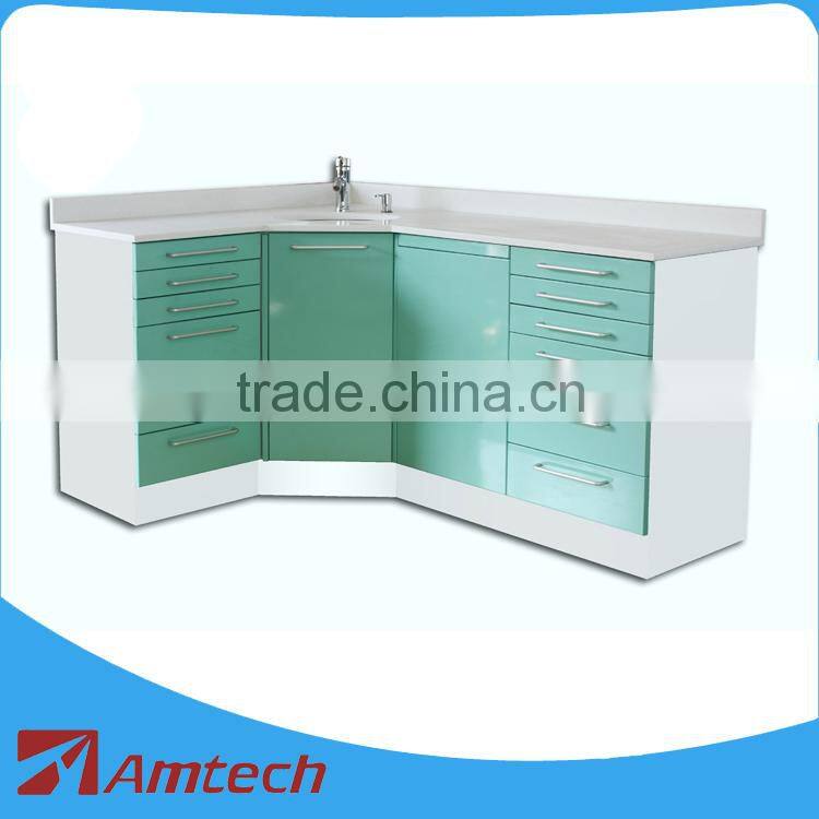 2016 high quality competitive price AM-15 corner cabinet dental clinic hospital cabinet furniture