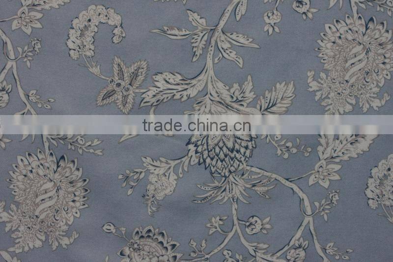 2015 Digital printed Knitted Stretch polyester floral chiffon plain georgette fabric price per meter