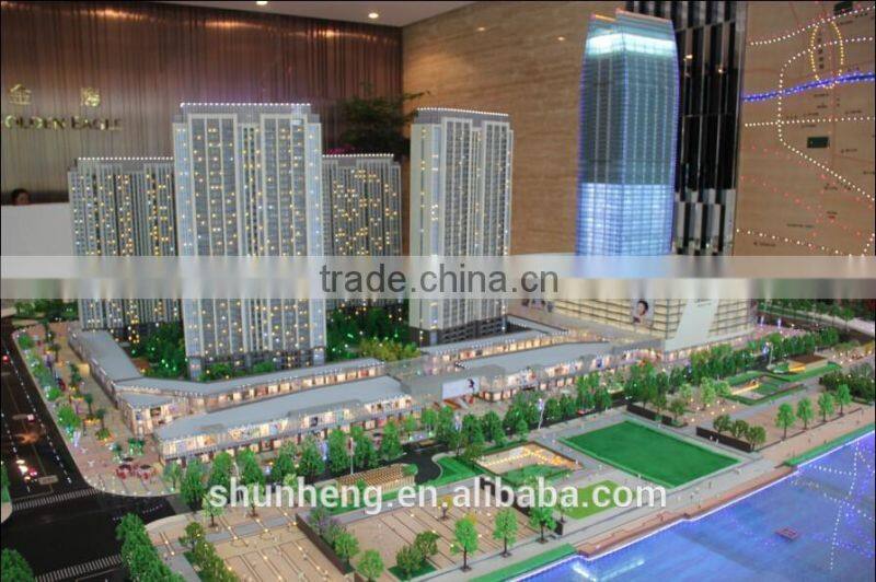 miniature building scale model,commercial center architectural scale model