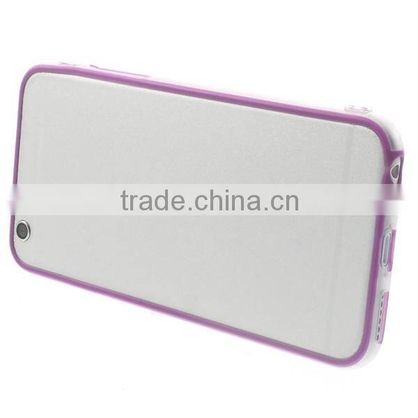 For Apple Iphone Bumper Case, Ultra Slim PC+TPU Plastic Bumper Case for iPhone 6