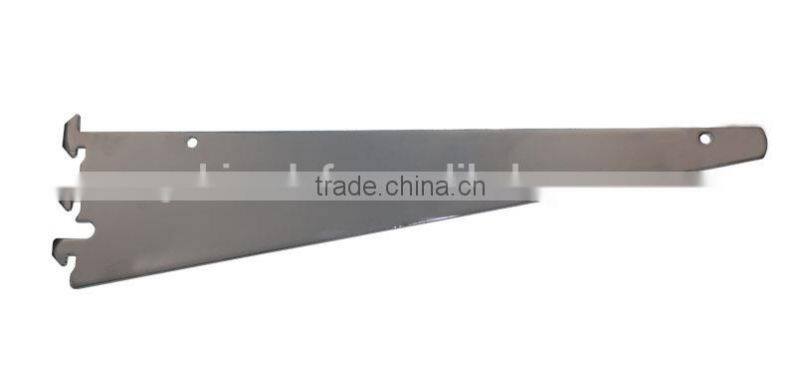 Metal wall upright side mount shelf bracket