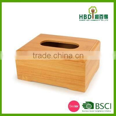 Totally bamboo paper box/wooden paper tissue box
