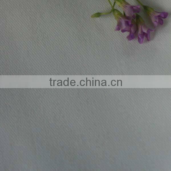 peach skin polyester cotton twill fabric white twill fabric 21s*21s 108*58