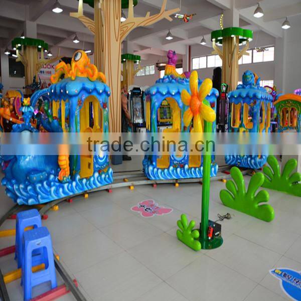 Animal track train amusement park ocean track train rides