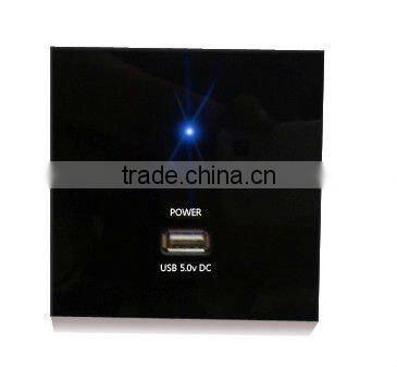 Double port USB charger,glass panle usb charger