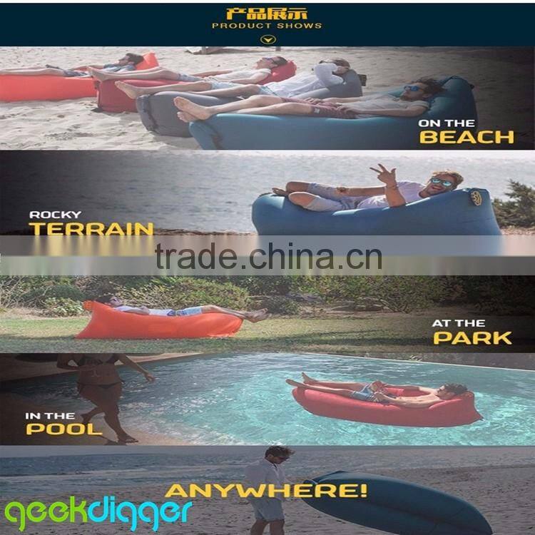 2016 new product Portable lazy bag sofa air outdoor inflatable pool lounger
