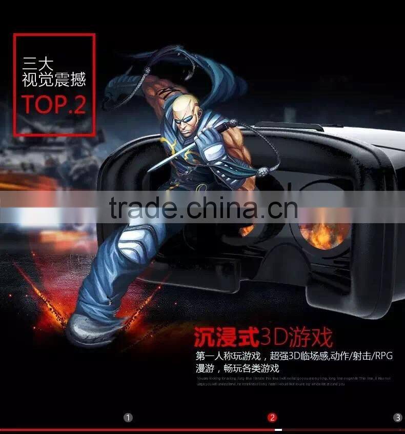 Hotest!!! Universal 3D Glass VR Box Virtual Reality Case For Mobile Phone 3.0-6.0 Inch, 3D VR Phone Shell