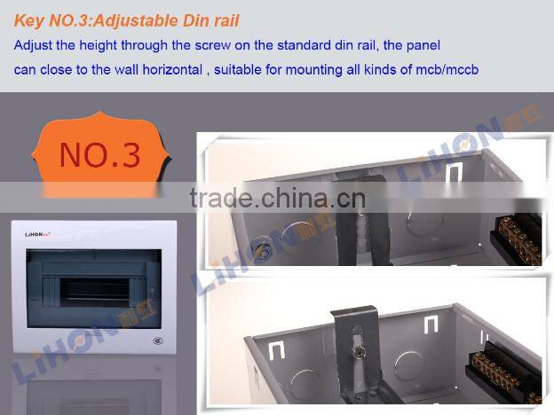 Domestic and export series single row auto open electric connect distribution panel box