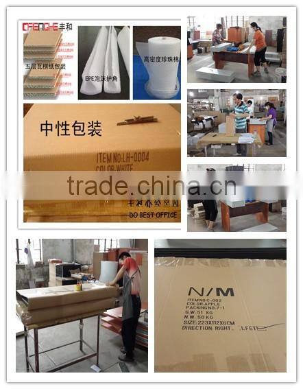 Customize office furniture wooden computer office table factory suppliers