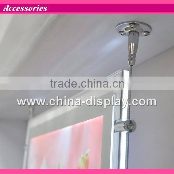 Ceiling or wall hanging crystal acrylic backlit picture led signs window