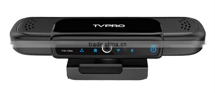 TVPRO HD5 4K Full 1080p Android4.4 TV Box RK3188 Quad core 2GB+16GB HD AF Camera Dual Mic bluetooth WIFI Smart TV Box
