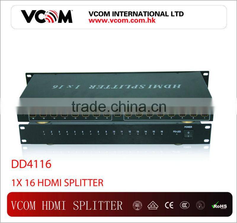 VCOM better high speed 1*16 HDMI SPLITTER