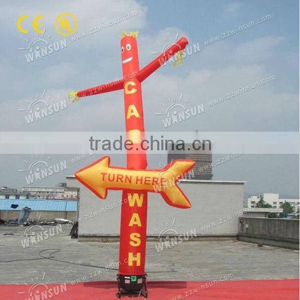 Advertising inflatable sky tube/Waving air dancer,windy man(One leg)