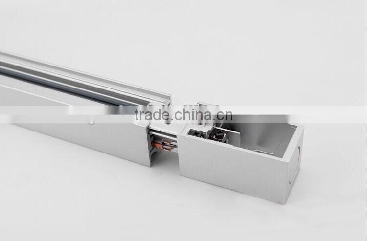 3 wires Aluminum linear track light track rail 100cm 150cm 200cm
