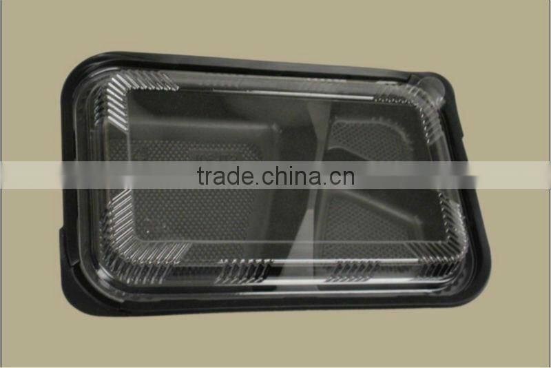 High quality 3 compartment bento lunch box containers