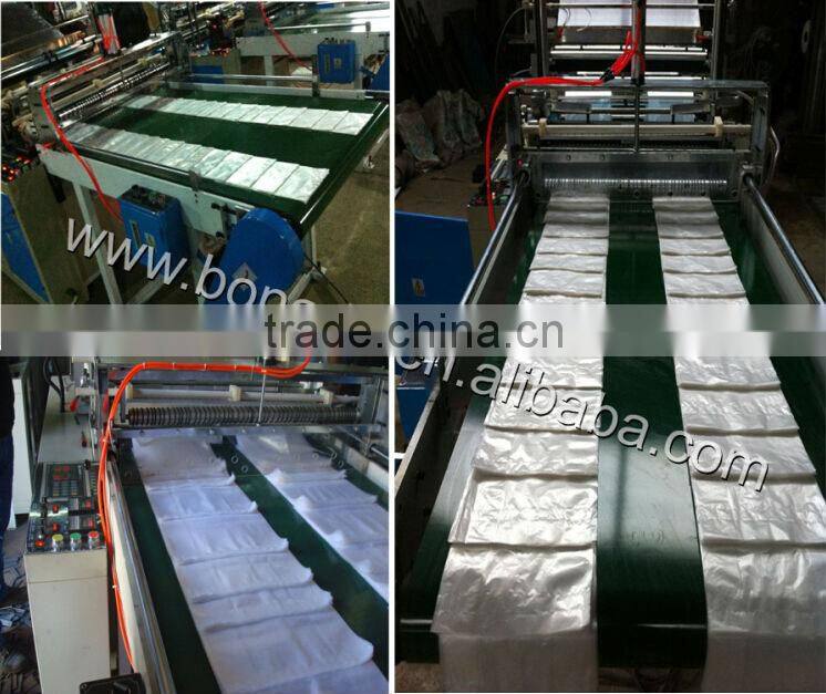 Computer control carry bag making machine